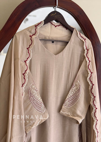 Paisley Embroidered Suit Set 13135