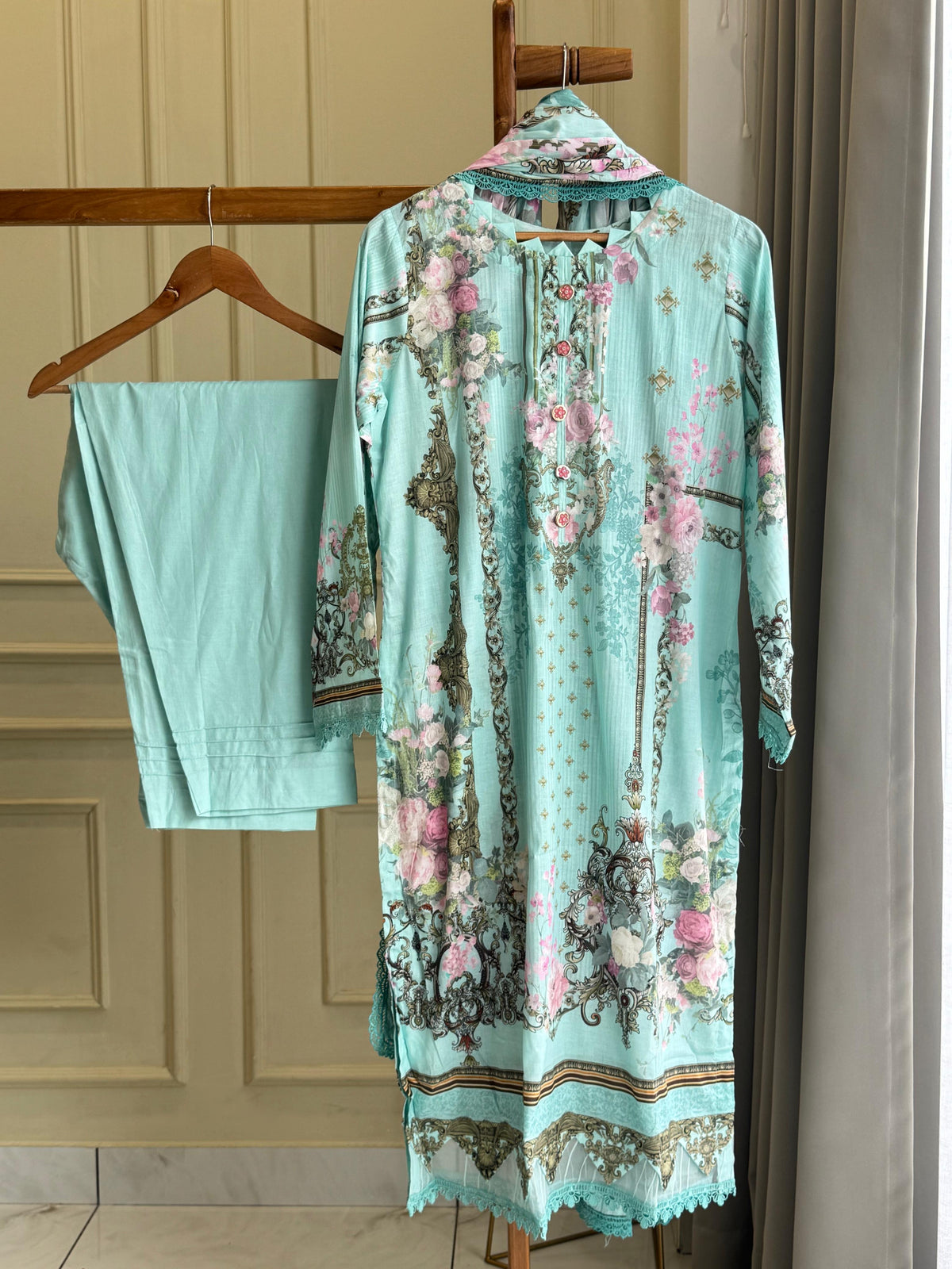 Jade Casual Fit Lawn Suit- 3456