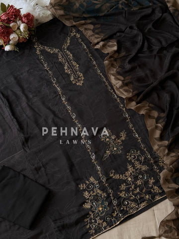 Muslin Unstitched Suit-KT-331-B