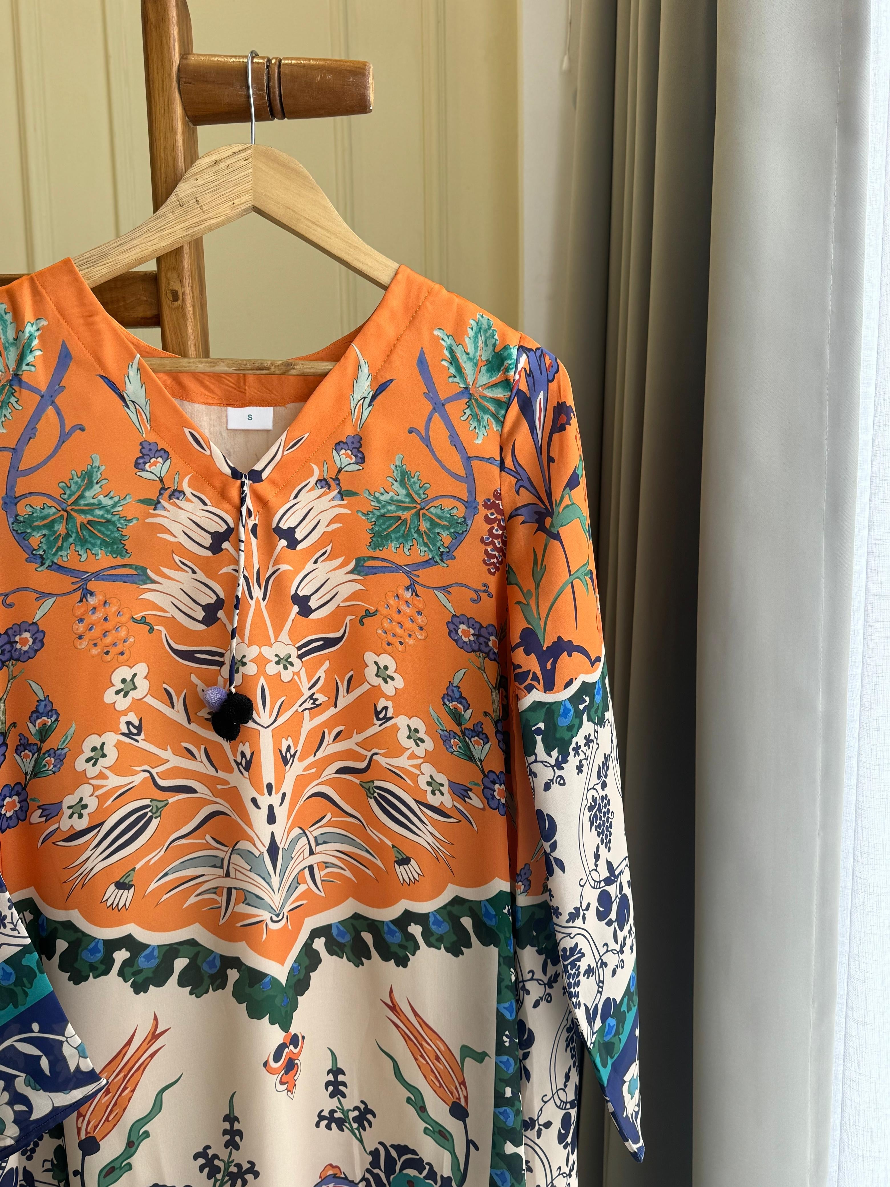 Premium Silk-Cotton Blend Top-J6089