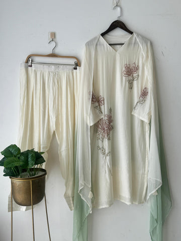 Mul-chandheri Farshi shalwar-3994 - Pehnava Lawns