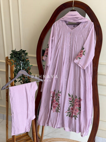 Floral Printed Suit