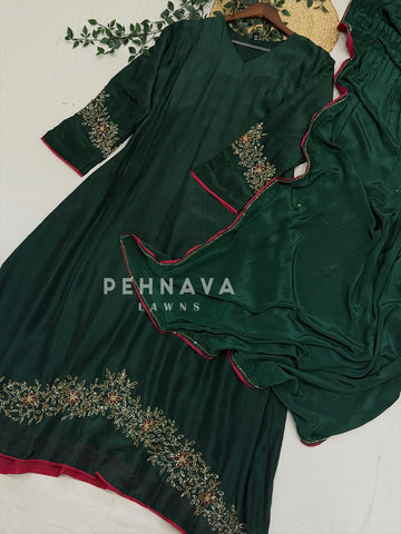 Bell sleeve Handworked Ensemble H-236