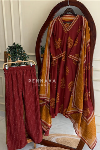 Printed Cotton Suit Set