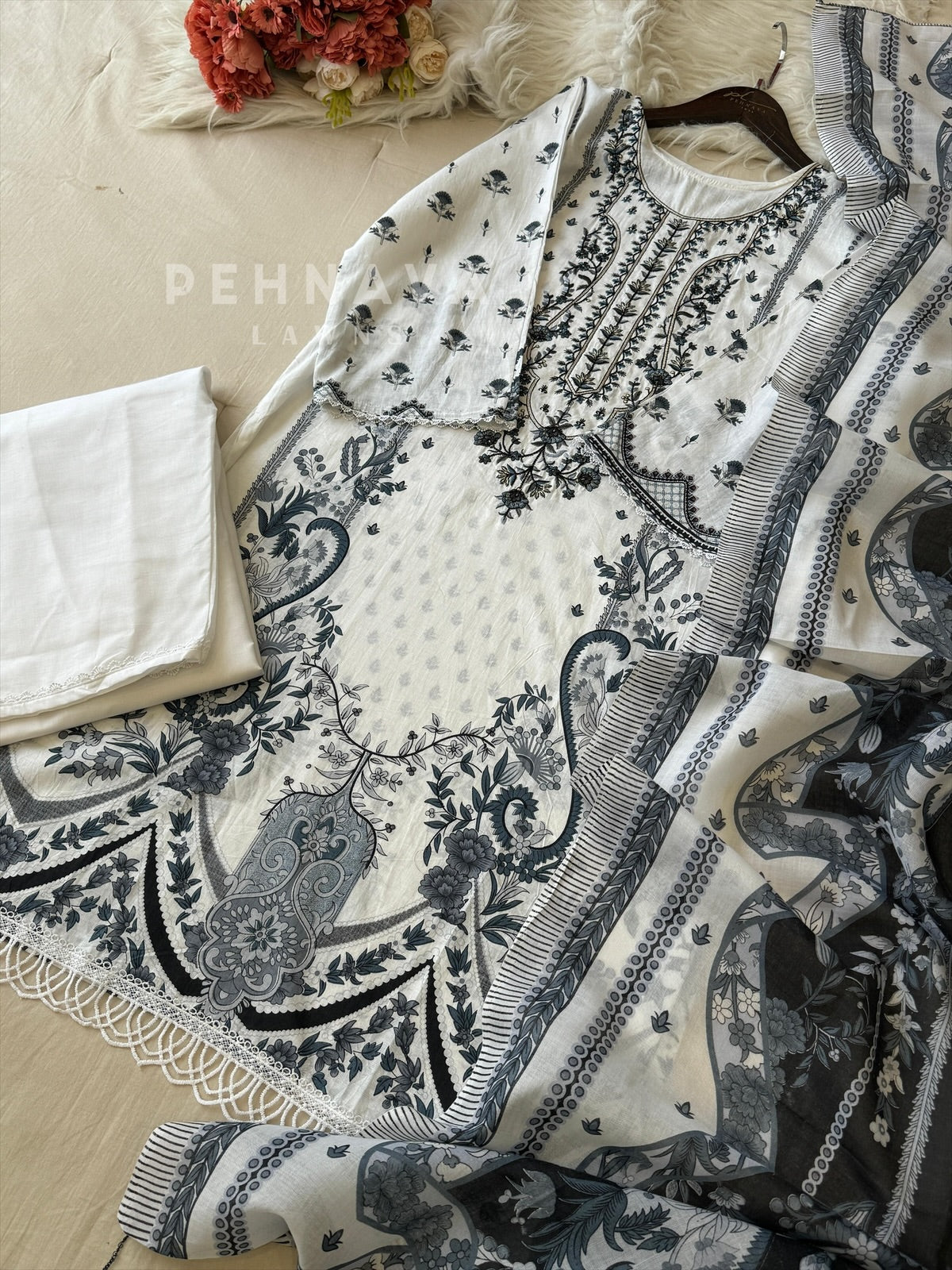 Cotton Three-Piece Set-941-001