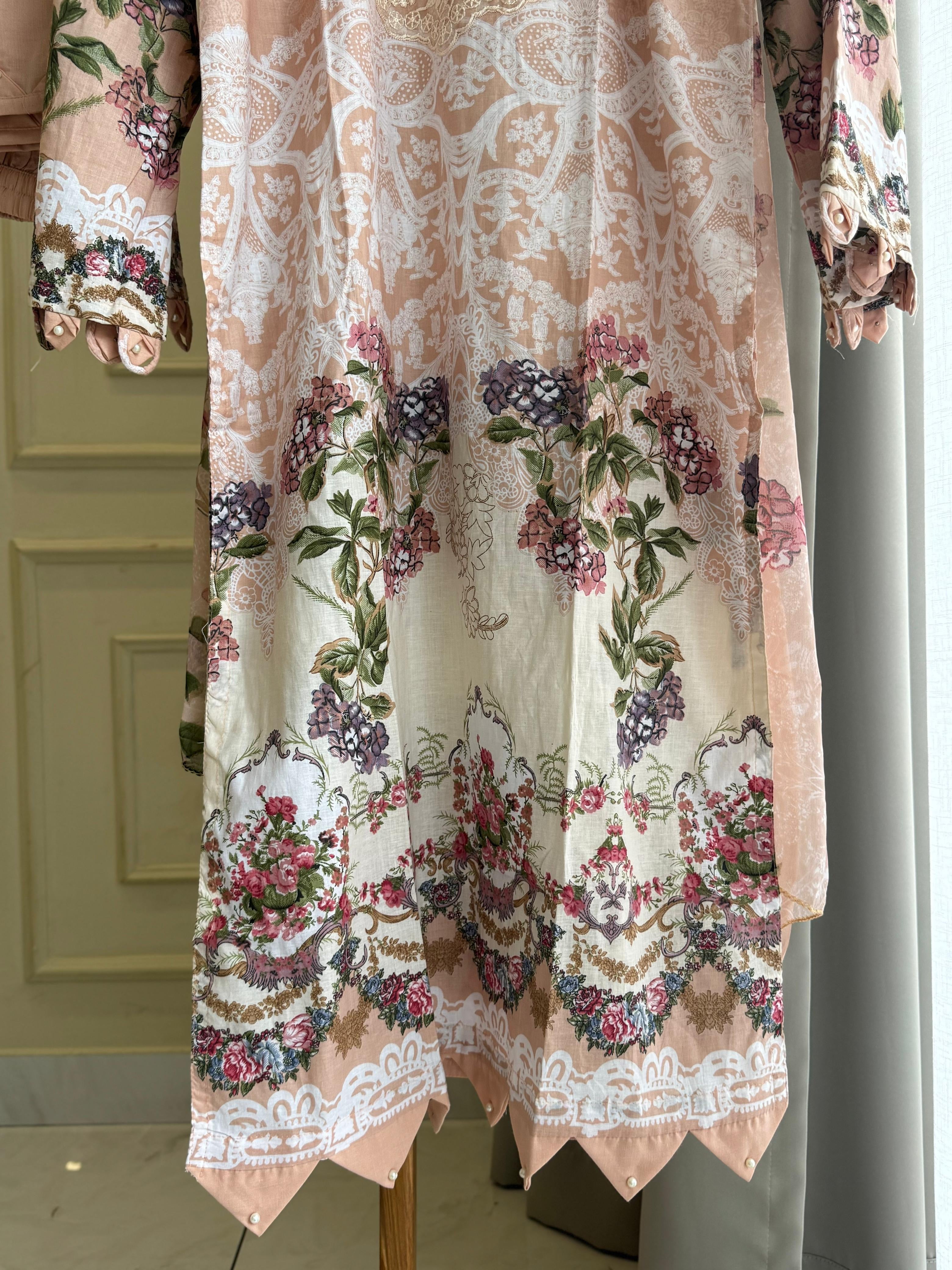 Trendy Pakistani Casual suit-4575