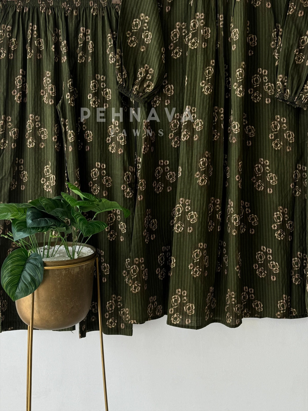 Bloom Stripe Co-ord Set - Pehnava Lawns