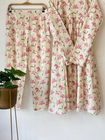 Floral Cotton  Attire - Pehnava Lawns