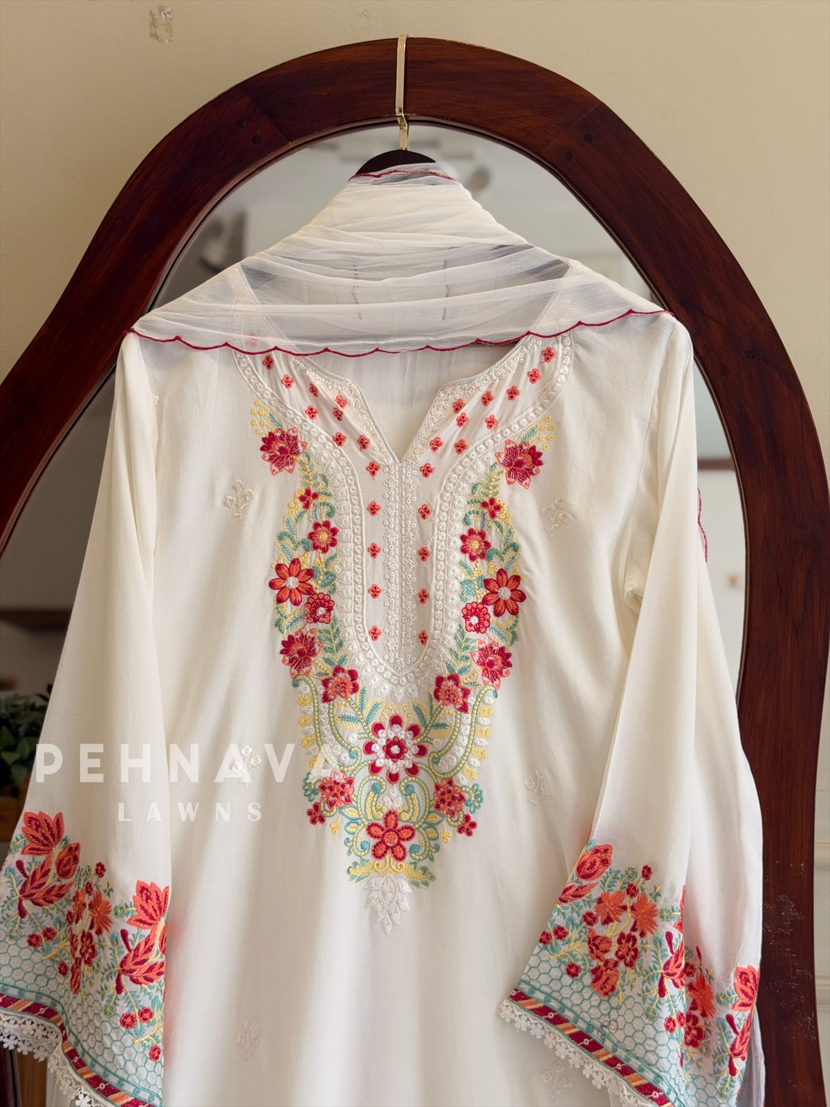 Floral Embroidered Farshi Salwar