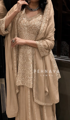 Premium Handworked Skirt set B579