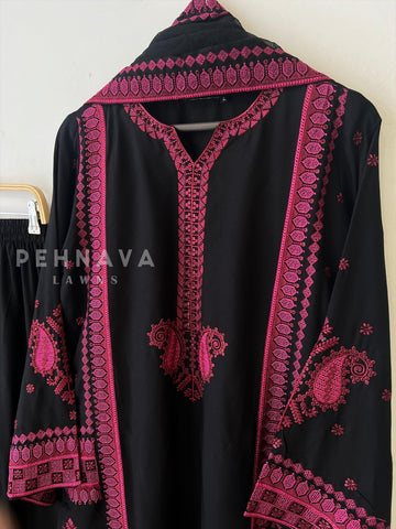 Classic Rayon Work Suit-139 - Pehnava Lawns