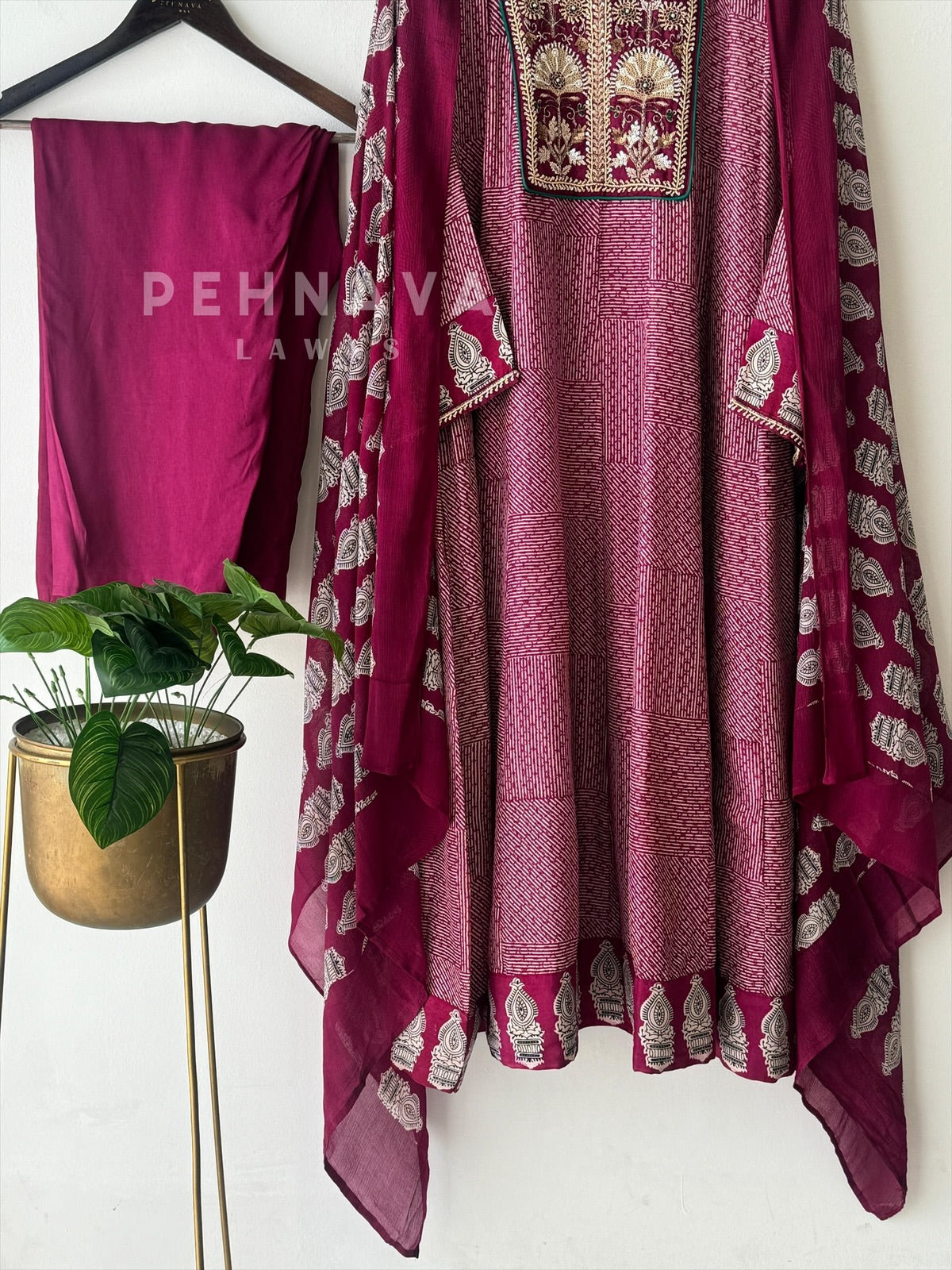 Premium Handworked Anarkali