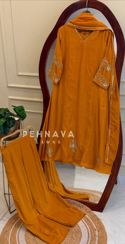 Chanderi Handworked Attire