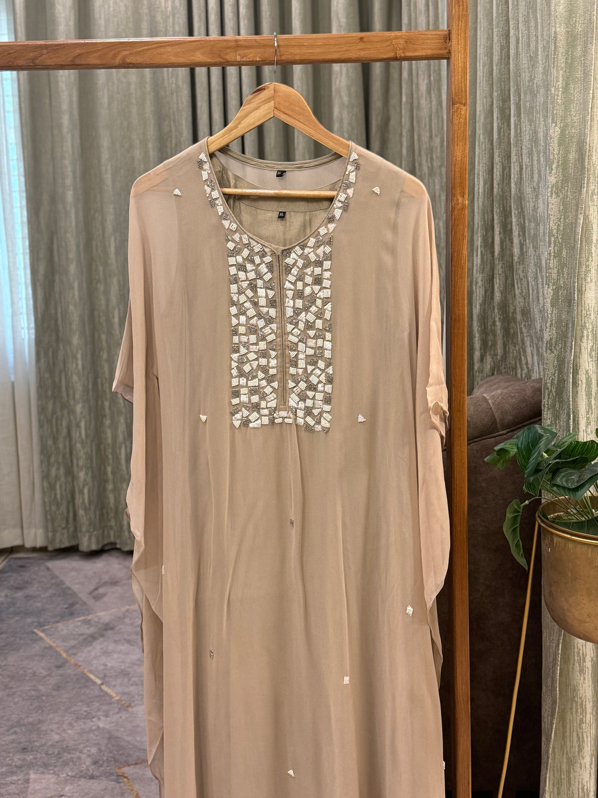 Handworked 2 peice kafthan-in pastel shades2237 - Pehnava Lawns