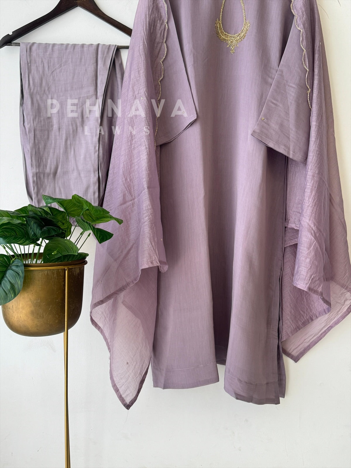Handworked pastels Suit-3190 - Pehnava Lawns