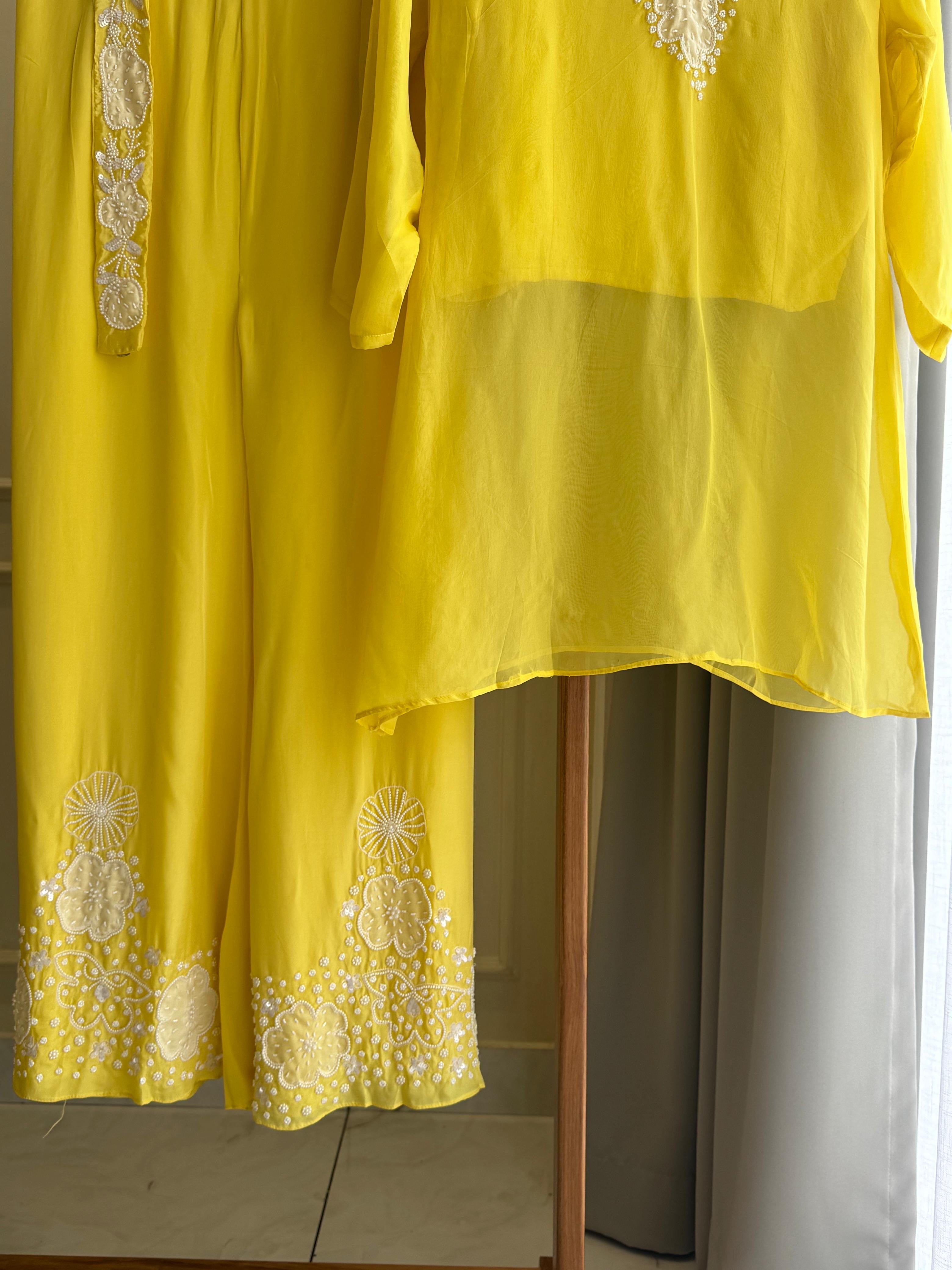 Indo-Western Hand-worked 2pc suit-34789