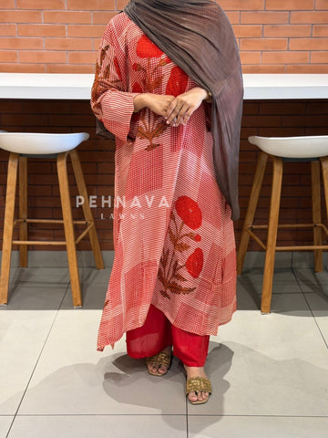 Floral Printed Two Piece Set 5198