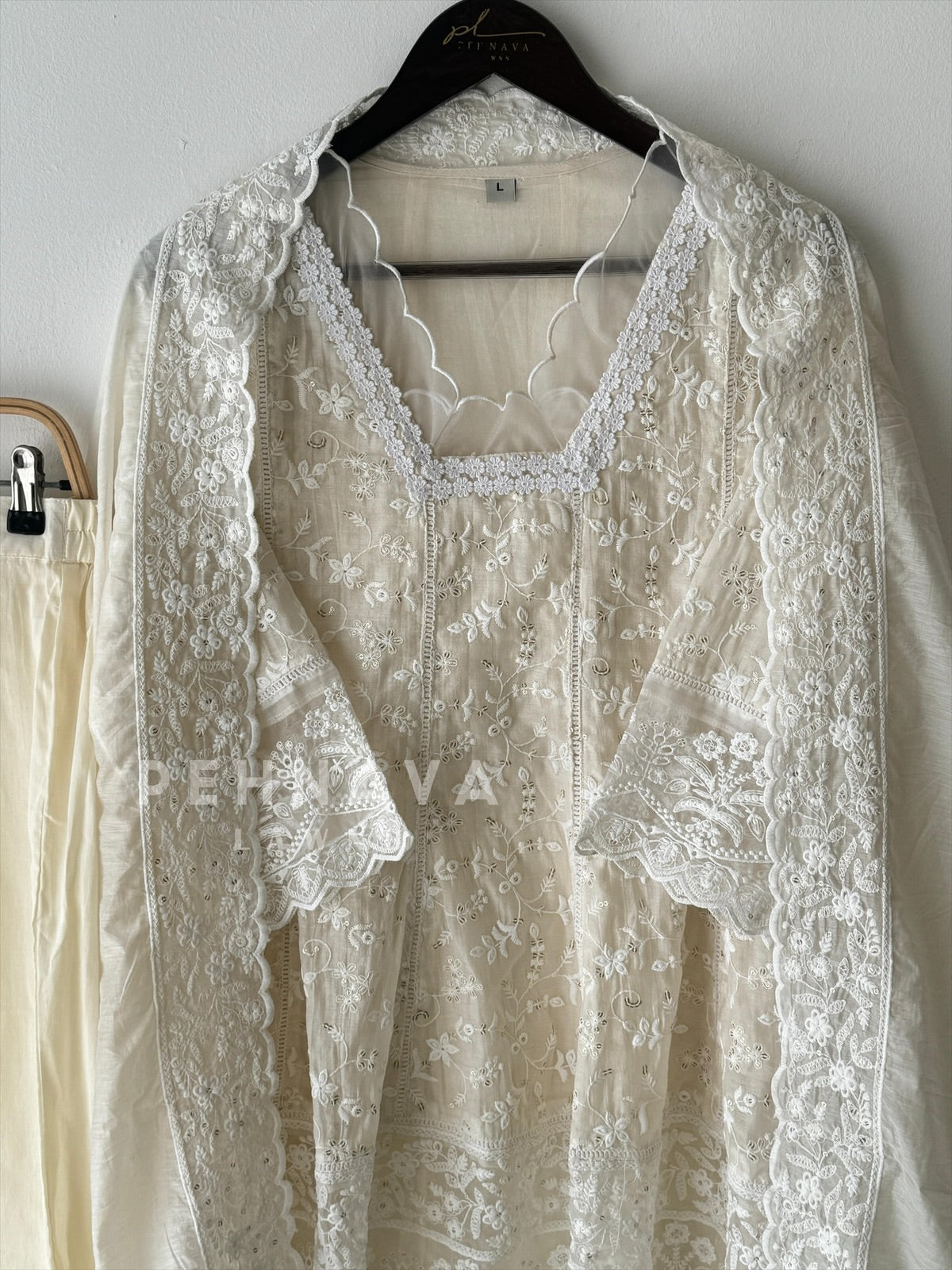 Rich Embroidered Suit - Pehnava Lawns