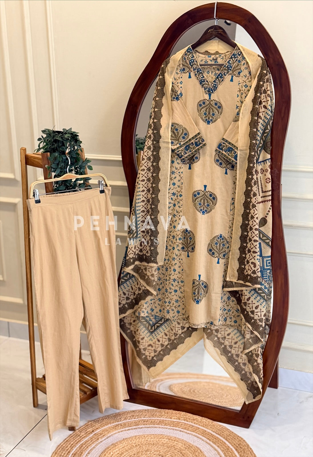 Floral Printed Three-Piece Set