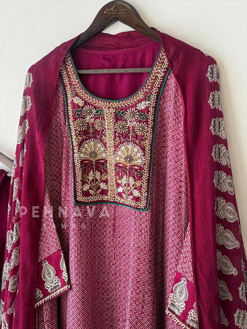 Premium Handworked Anarkali