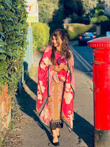 Digital Printed Muslin Suit-114