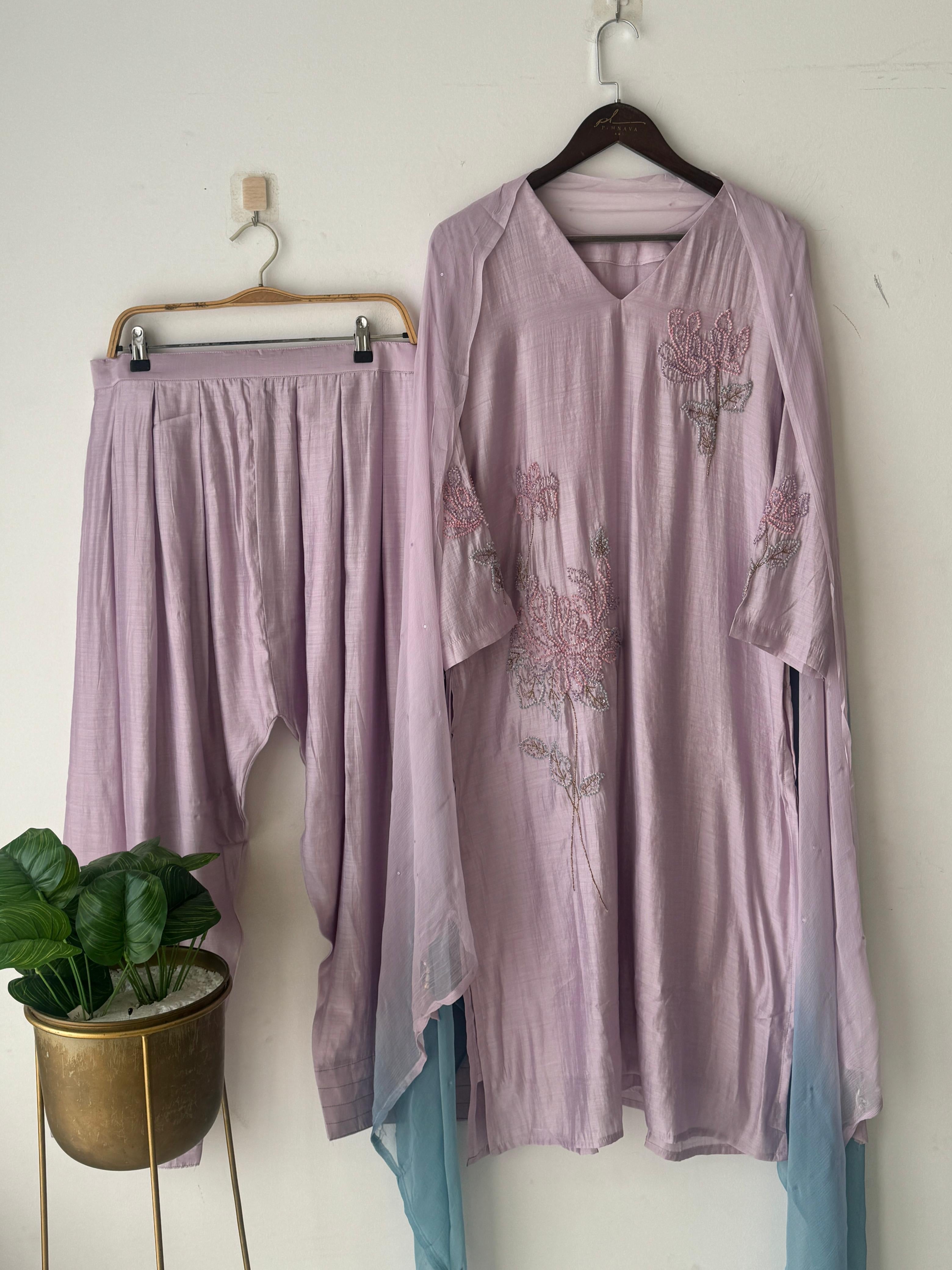 Mul-chandheri Farshi shalwar-3994 - Pehnava Lawns