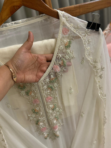 Heavy-handworked Premium Semi-stitched Suit