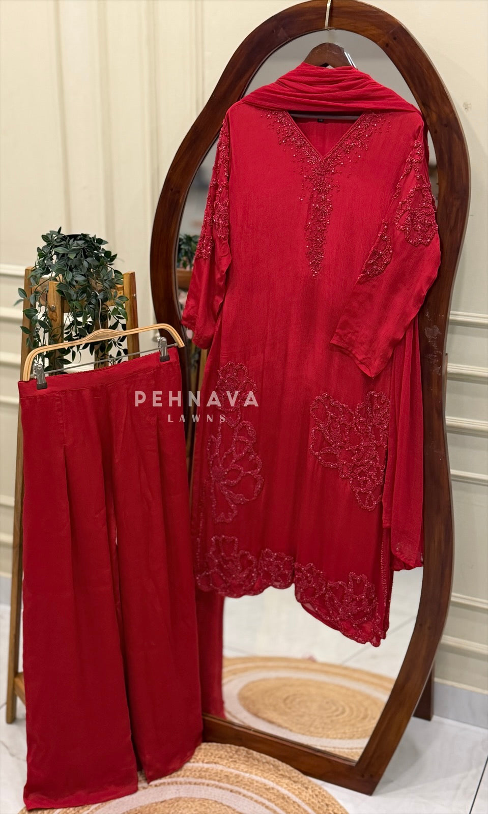 Premium Handworked Chinnon Suit