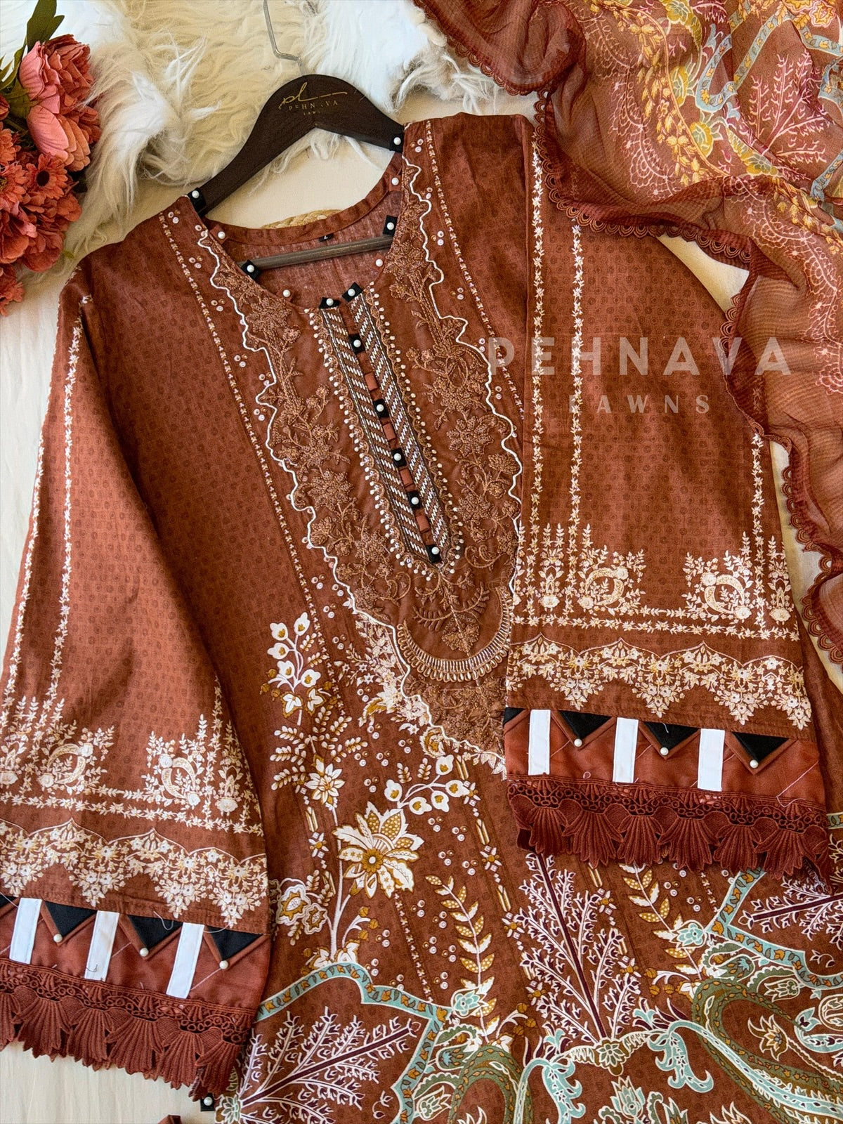 Signature Embroidered Lawn Suit