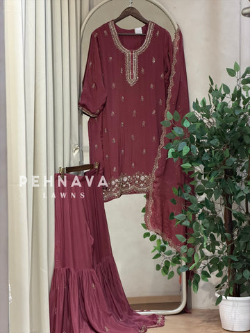 Premium Handworked Chinnon Ensemble