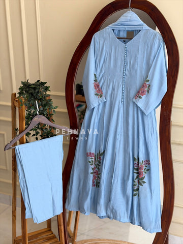 Floral Printed Suit