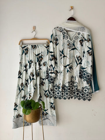 Floral Printed Farshi Salwar LRC281
