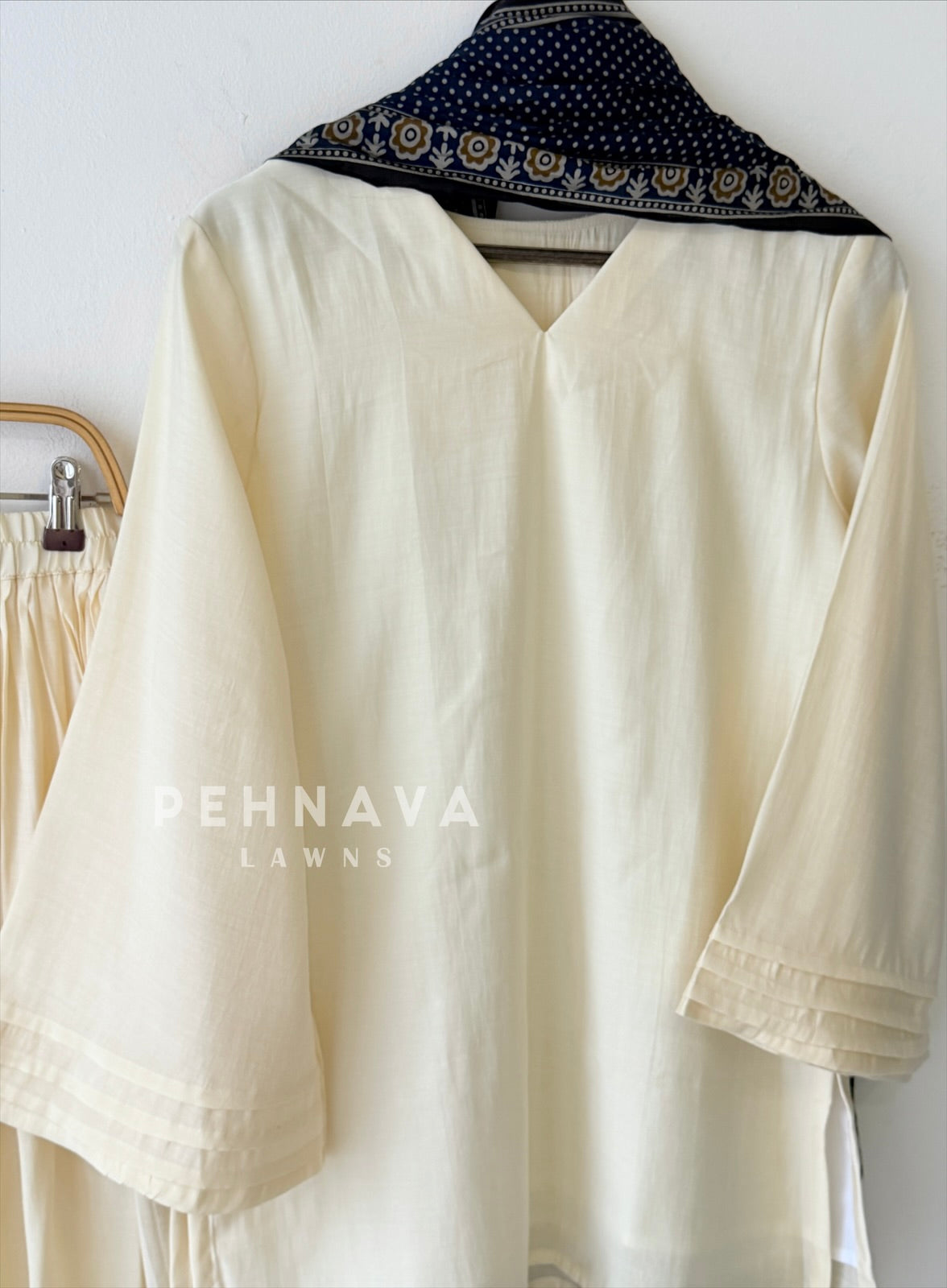 Farshi Shalwar Set with Printed Dupatta B269