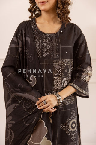 Cotton Printed Three Piece Set