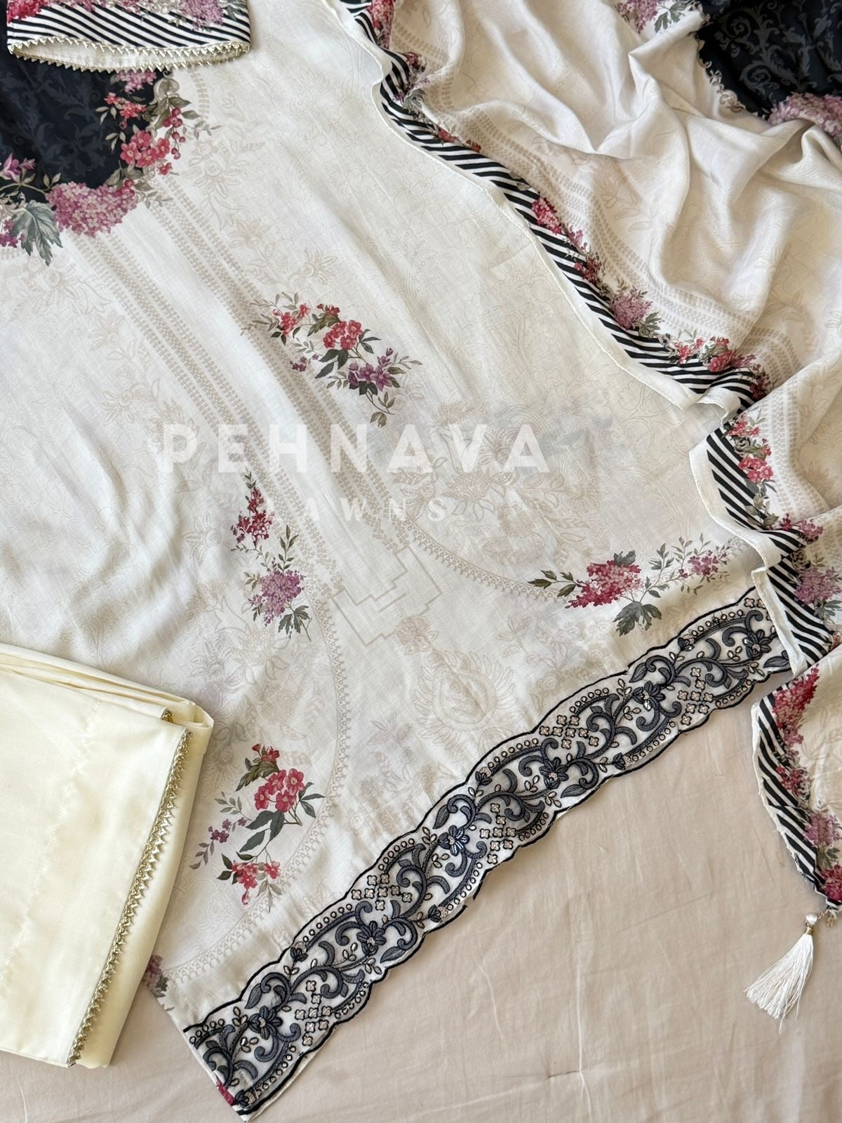 Muslin Unstitched Suit 357