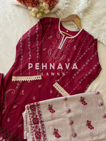 Timeless Floral Print Ready-to-Wear Suit Set-5