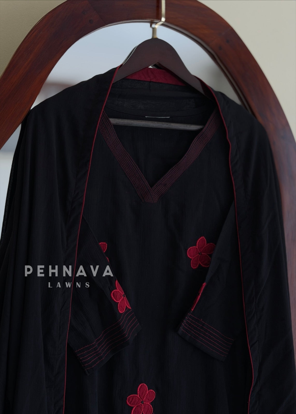 Floral Embroidered Suit