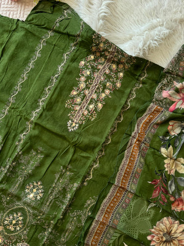 Premium viscous muslin suit-246