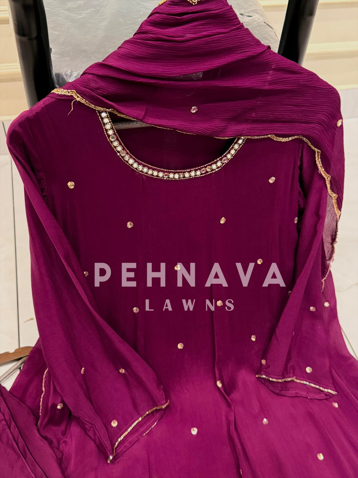Premium Work Anarkali Set