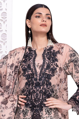Khaadi Unstitched embroidered Lawn suit-7934