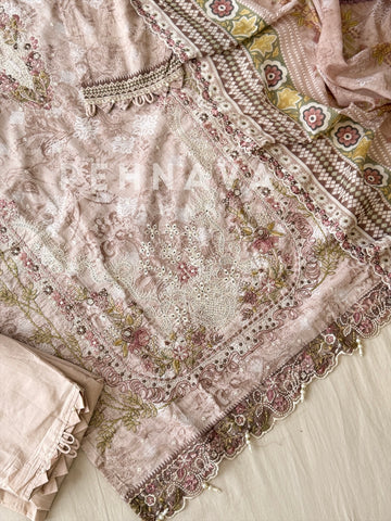 Printed Embroidered Ready to Wear Suit-2104