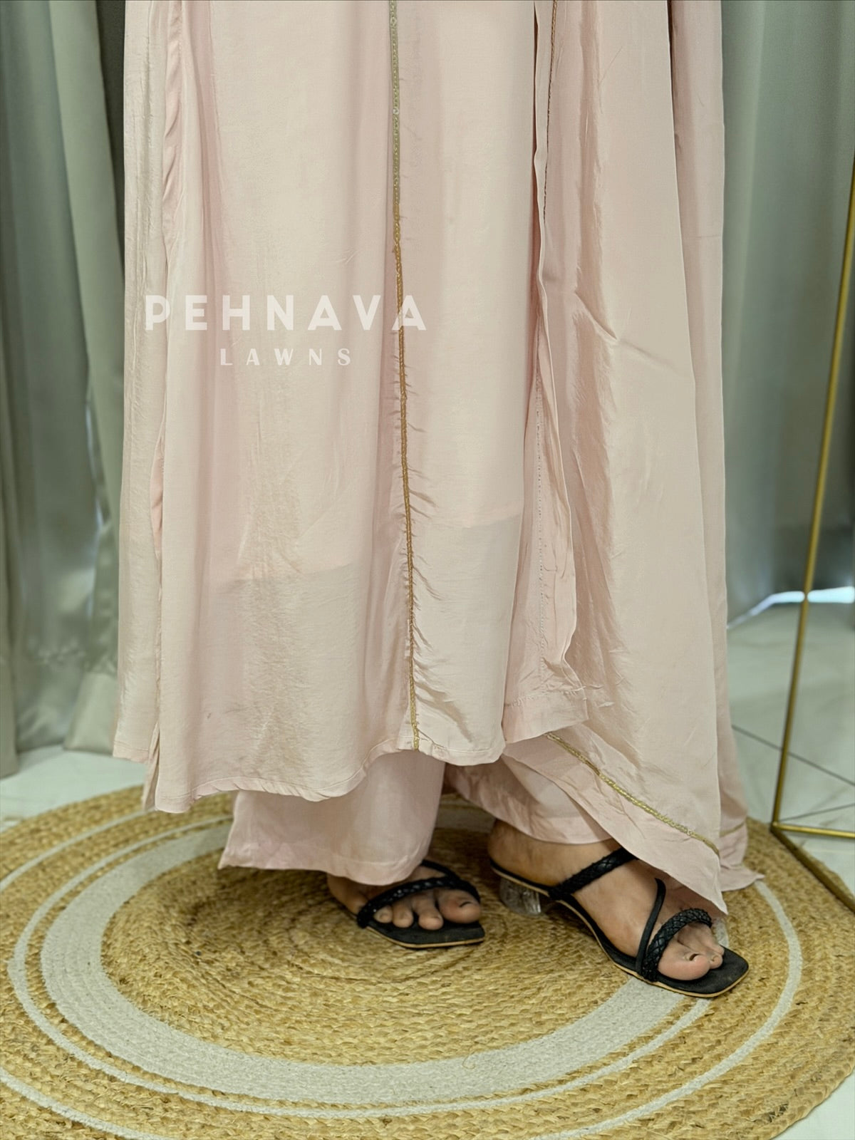 Panel Detailed Three Piece Ensemble 5032