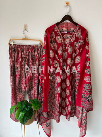 Cotton Printed Suit-1625