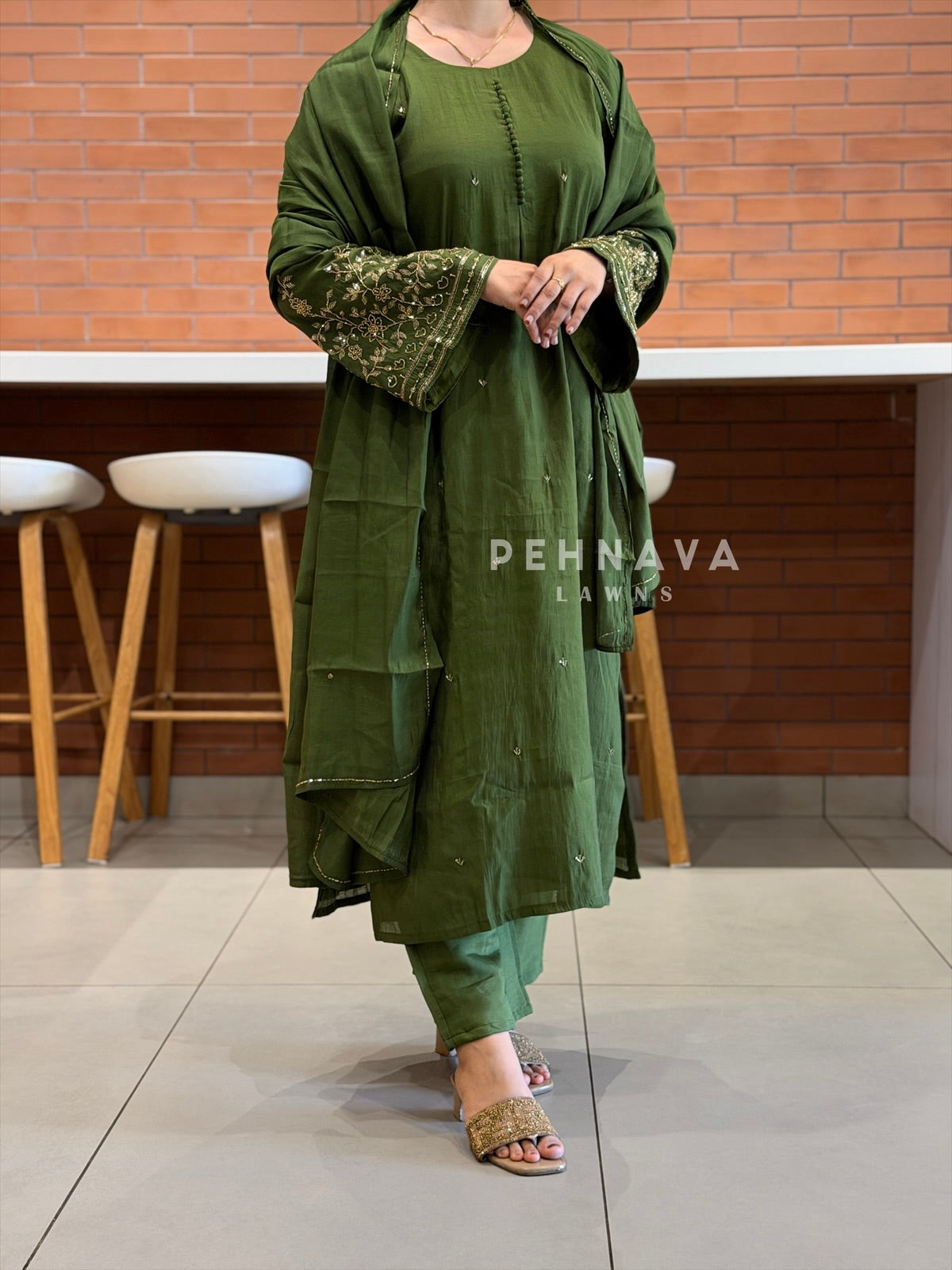 Handworked Three Piece Suit Set H-242