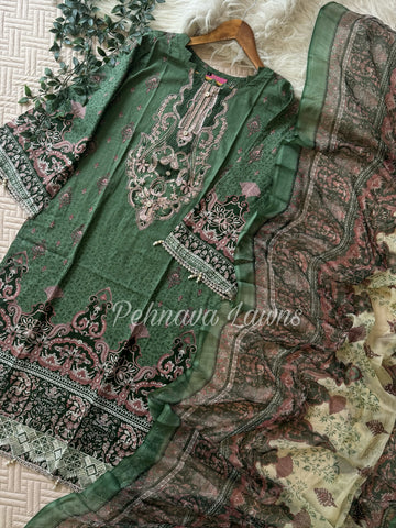 The Green Muse: Embroidered Suit