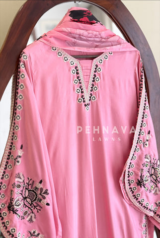 Floral Embroidered Farshi Salwar 1067