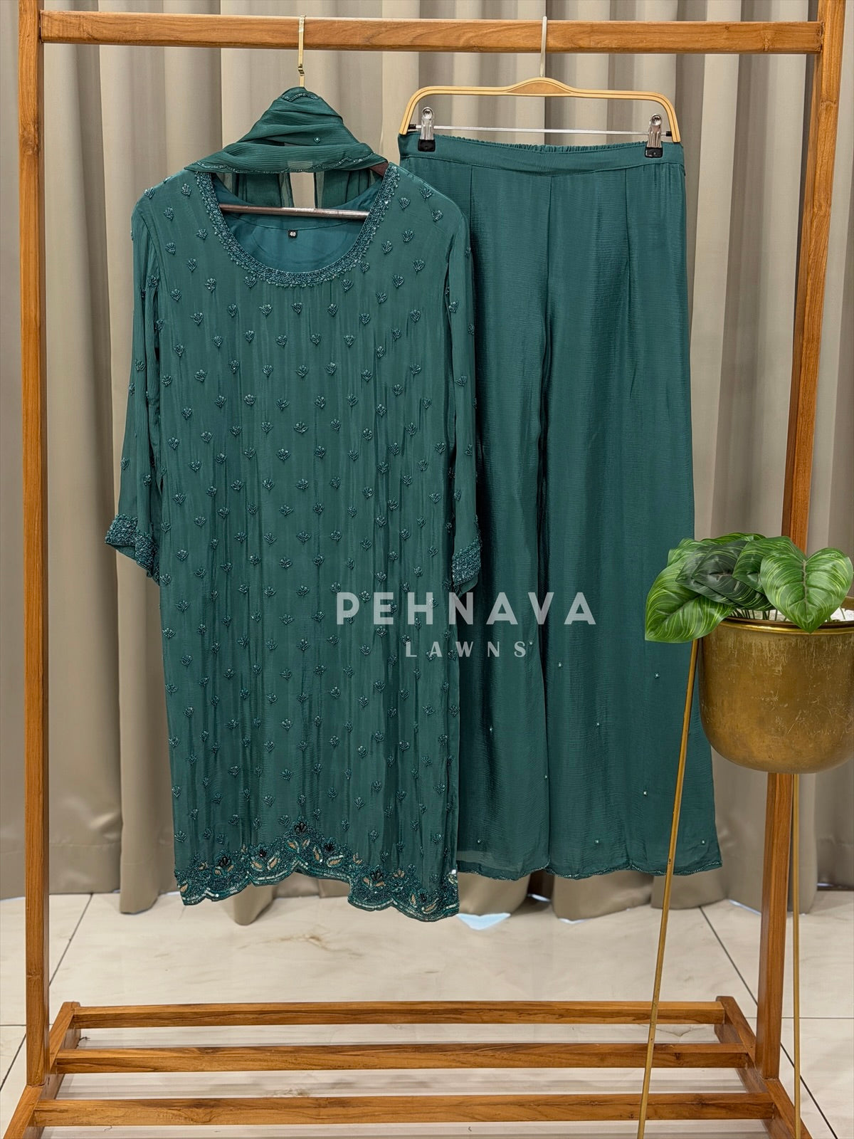 Premium Handworked Chinnon Ensemble