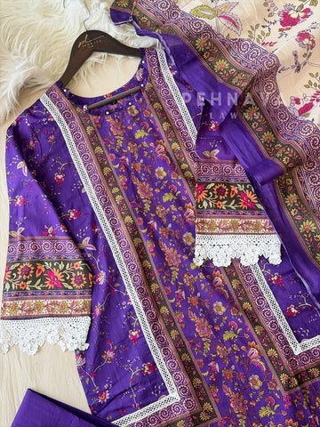 Cotton Printed Suit Set-1306