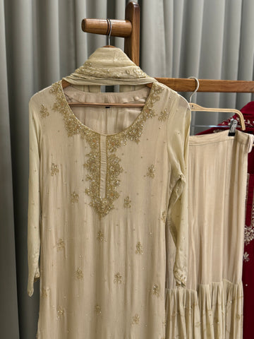 Chinnon  handworked suit-with color options
