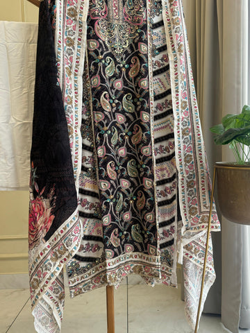 New Premium Party Wear Muslin Suit